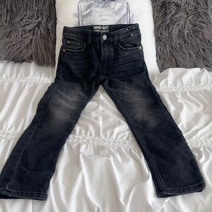 Black Super Soft Boys Skinny Jeans Size 7-8Y